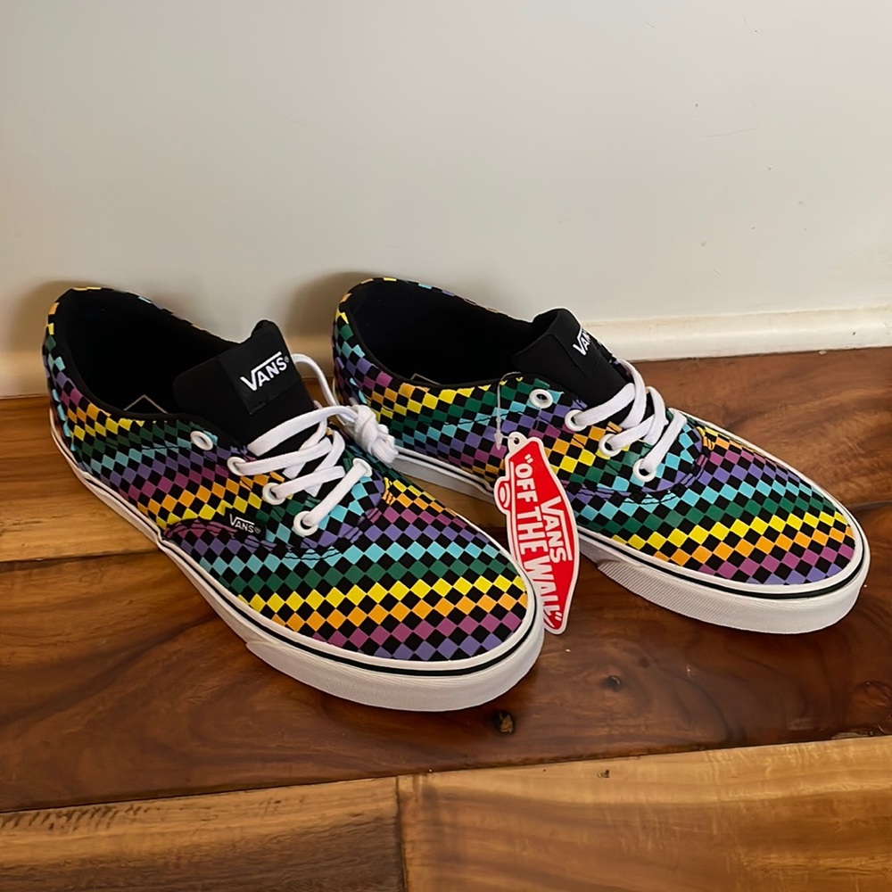 Vans | Doheny | Rainbow Mini Checkers | Size 8
